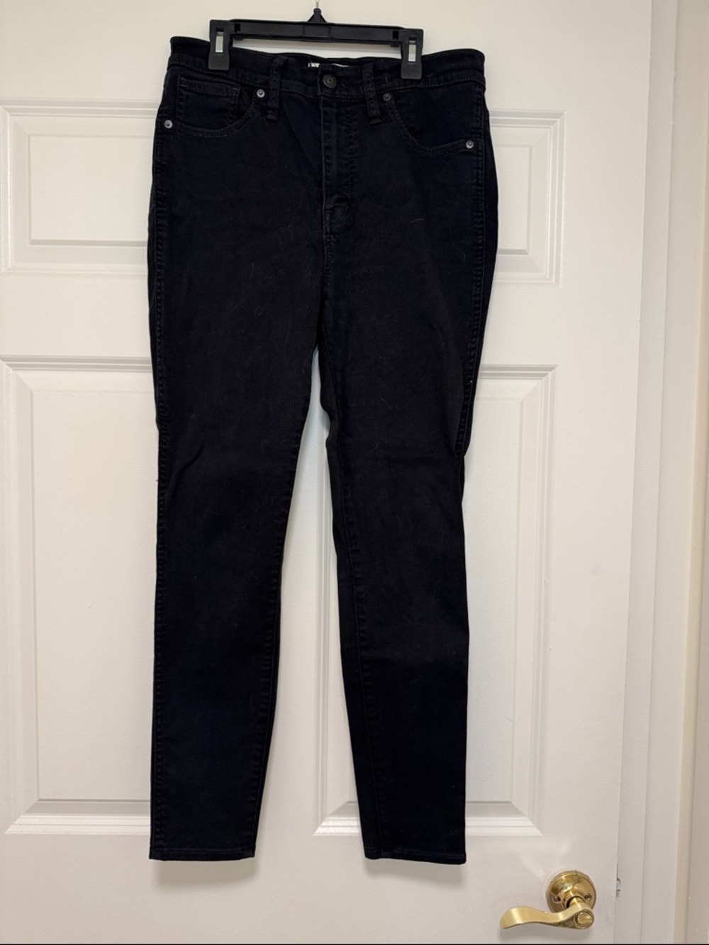 Madewell Black High-Rise Skinny Jeans